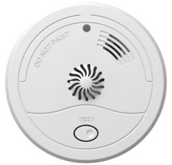 Détecteur de chaleur - 10A - 9V - 85dB - blanc