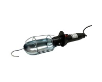 Baladeuse avec interrupteur - crochet et grille métallique - E27 - 60W - 5