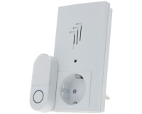Carillon sans fil complet - plug pass - 38 mélodies - 80dB - 100 M - blanc