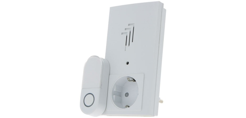 Carillon sans fil complet - plug pass - 38 mélodies - 80dB - 100 M - blanc
