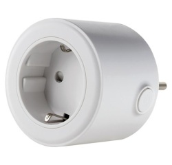 Prise WI-FI - 10A - interrupteur manuel - blanc