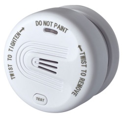 Détecteur de fumée - mini - 5A - 3V - 85dB -  blanc