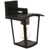 Applique murale - extérieure - Oviedo down - E27 - 15W - alu noir