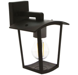 Applique murale - extérieure - Oviedo down - E27 - 15W - alu noir