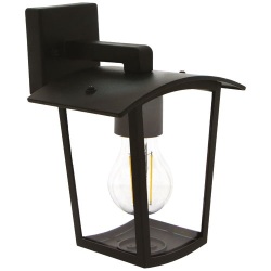 Applique murale - extérieure - Oviedo down - E27 - 15W - alu noir