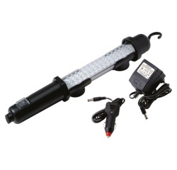 Baladeuse avec interupteur LED - rechargeable - 120 lm - noir