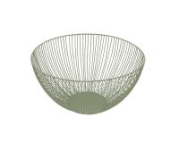 Corbeille à fruits 25 cm Vert Sauge - Wire