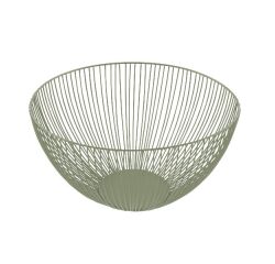 Corbeille à fruits 25 cm Vert Sauge - Wire