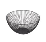 Corbeille à fruits 25 cm Noire - Wire
