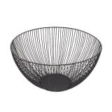 Corbeille à fruits 25 cm Noire - Wire