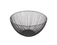 Corbeille à fruits 25 cm Noire - Wire