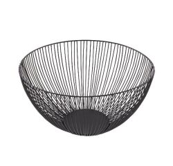 Corbeille à fruits 25 cm Noire - Wire