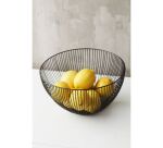 Corbeille à fruits 25 cm Noire - Wire