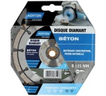 Disque diamant - 125 x 22.23 mm - travaux courants béton - lot de 1