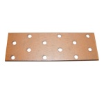 Plaque perforée - L 200 mm - 60 x 2 mm - 30 trous D5