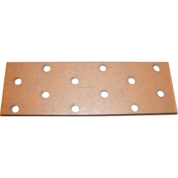 Plaque perforée - L 200 mm - 60 x 2 mm - 30 trous D5