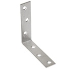 Equerre d'assemblage simple - L : 40 mm - 15 x 40 x 1.5 mm - 4 trous D4.5