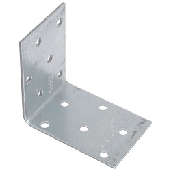 Equerre d'assemblage simple - L : 60 mm - 40 x 60 x 2 mm - 12 trous D5