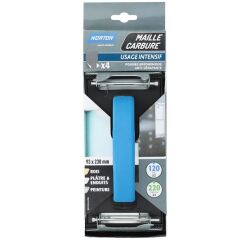 Cale à poncer - maille carbure - usage intensif - poignée ergonomique - L :