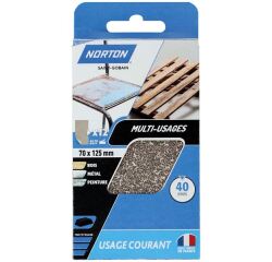 Patin - abrasif multi-usages - grain de 40 - spécial décapage - usage coura