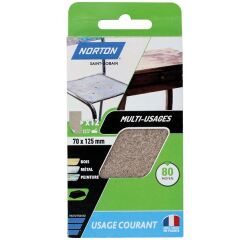 Patin - abrasif multi-usages - grain de 80 - spécial ponçage - usage couran