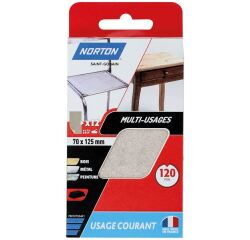 Patin - abrasif multi-usages - grain de 120 - spécial finition - usage cour