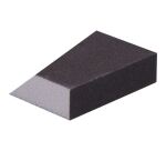 Eponge abrasive - bloc mousse - 4 faces - grain moyen - flexible - L : 100