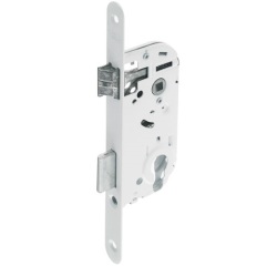 Serrure à encastrer coffre 135 mm pour cylindre (non fourni) - axe 40 mm -