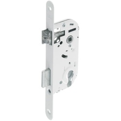 Serrure à encastrer coffre 135 mm pour cylindre (non fourni) - axe 40 mm -