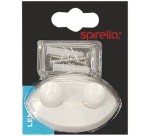 Patère - 2 têtes - à viser - Lemon - blanc