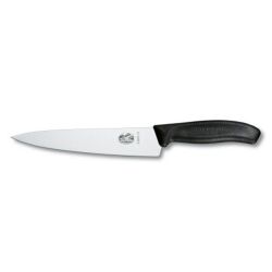 Couteau à découper & éminceur 19 cm Noir