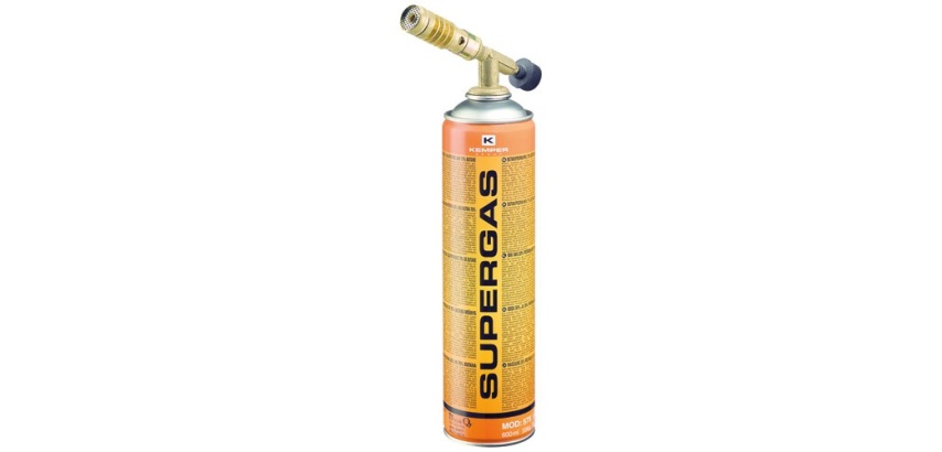 Lampe à souder - allumage manuel - avec cartouche à valve - 600 mL
