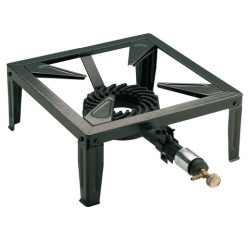 Réchaud portatif - en fonte - 4 pieds - 400x17x400 mm - 5,5 Kw
