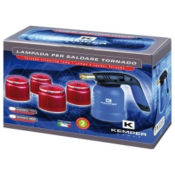 Kit lampe à souder - fourni avec  4 cartouches de gaz