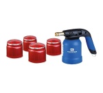 Kit lampe à souder fourni avec  4 cartouches de gaz