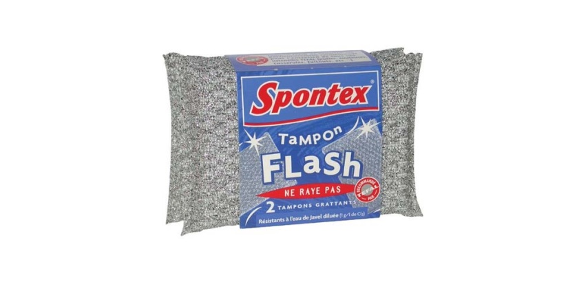 Tampon flash - récurage doux - lot de 2