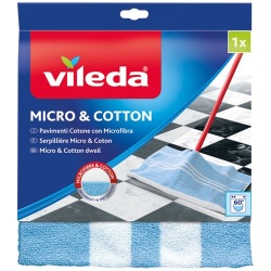 Serpillière Vileda Micro et Cotton 50 x 50 cm