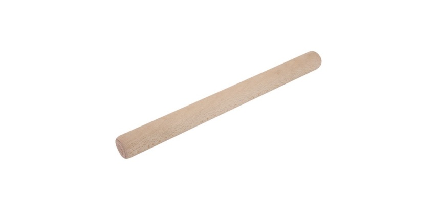 Rouleau à pâtisserie professionnel en bois de hêtre