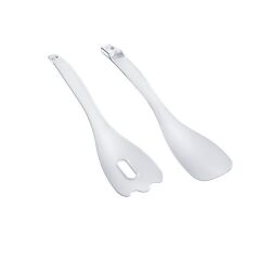 Couvert à salade 2 en 1 plastique transparent 28cm TWEENGS