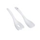 Couvert à salade 2 en 1 plastique transparent 28cm TWEENGS