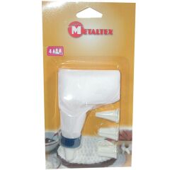 Décorateur à pâtisserie 4 douilles