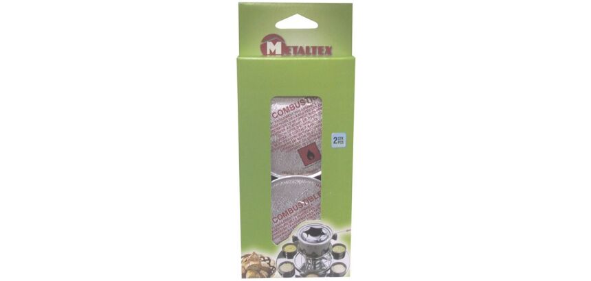 Lot de  2 barquettes d'alcool gélifié
