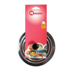 Couvercle inox multidiamètre 16 à 21 cm