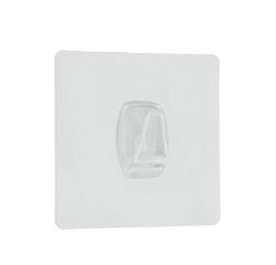 Crochet statique U-FIX 8 x 8 cm transparent