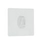 Crochet statique U-FIX 8 x 8 cm transparent