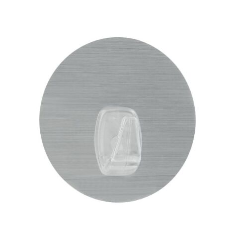 Crochet statique U-FIX Ø 8,5cm coloris silver