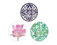 Crochet double statique U-FIX Ø 8,5 cm coloris assortis