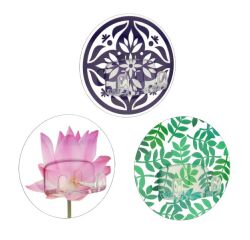 Crochet double statique U-FIX Ø 8,5 cm coloris assortis