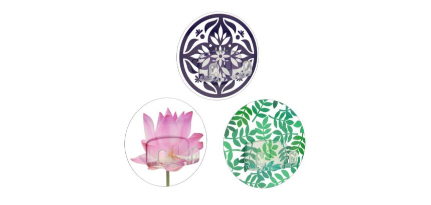 Crochet double statique U-FIX Ø 8,5 cm coloris assortis