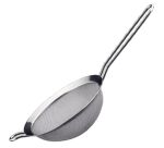 Passoire 20 cm avec manche et crochet - Cucinieri Inox